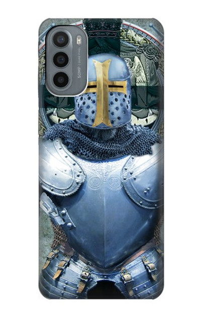 S3864 Medieval Templar Heavy Armor Knight Case Cover Custodia per Motorola Moto G31