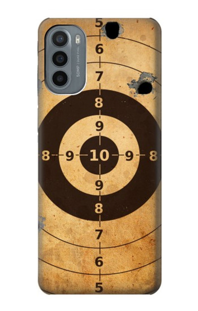 S3894 Paper Gun Shooting Target Case Cover Custodia per Motorola Moto G31