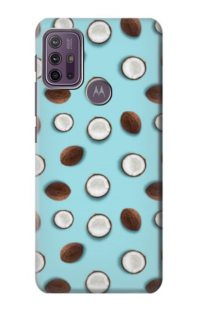 S3860 Coconut Dot Pattern Case Cover Custodia per Motorola Moto G10 Power