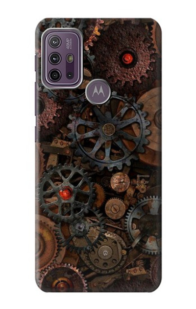 S3884 Steampunk Mechanical Gears Case Cover Custodia per Motorola Moto G10 Power