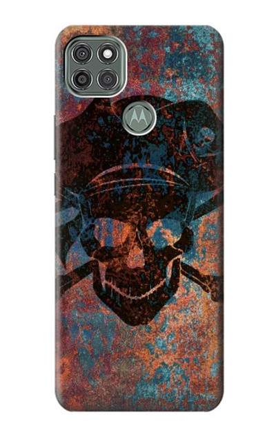 S3895 Pirate Skull Metal Case Cover Custodia per Motorola Moto G9 Power