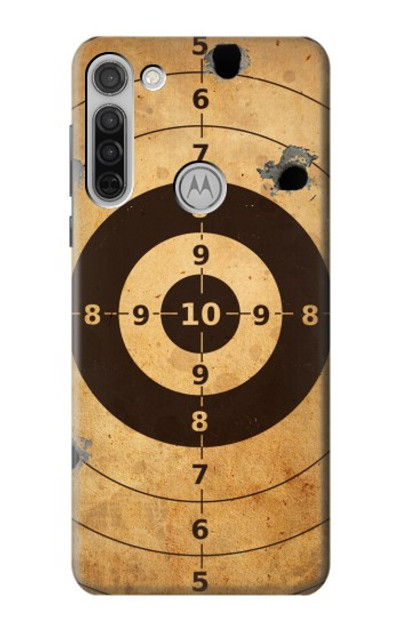 S3894 Paper Gun Shooting Target Case Cover Custodia per Motorola Moto G8