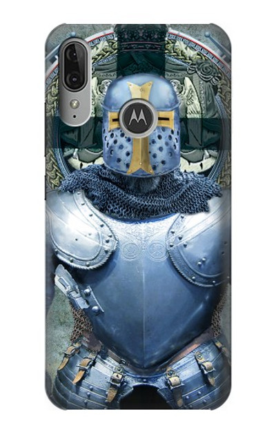 S3864 Medieval Templar Heavy Armor Knight Case Cover Custodia per Motorola Moto E6 Plus, Moto E6s