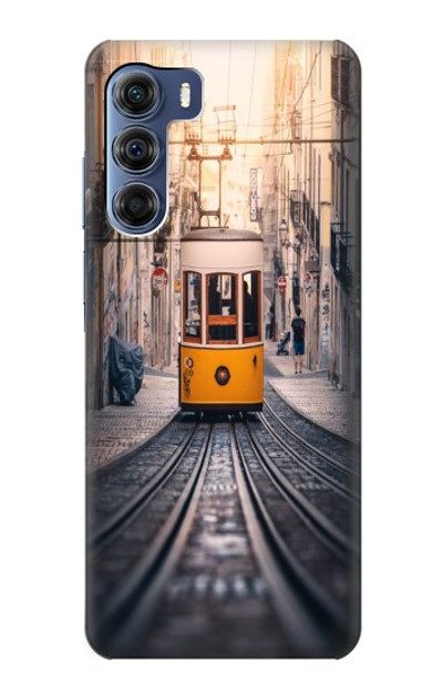 S3867 Trams in Lisbon Case Cover Custodia per Motorola Edge S30