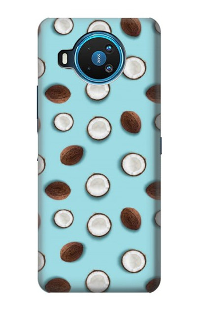 S3860 Coconut Dot Pattern Case Cover Custodia per Nokia 8.3 5G