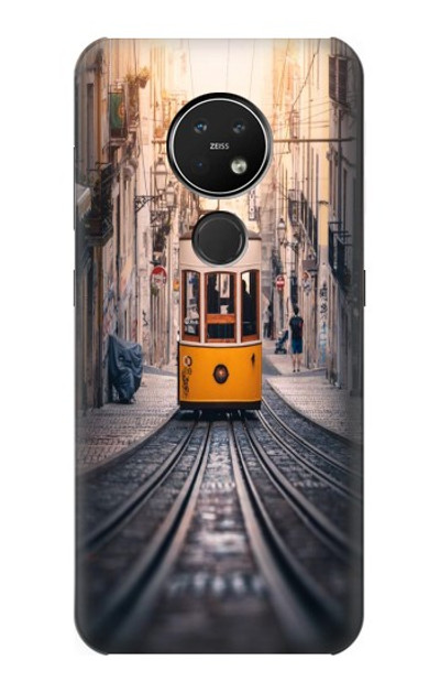 S3867 Trams in Lisbon Case Cover Custodia per Nokia 7.2