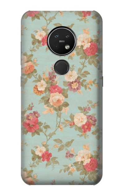 S3910 Vintage Rose Case Cover Custodia per Nokia 7.2