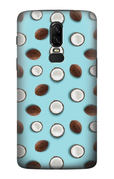 S3860 Coconut Dot Pattern Case Cover Custodia per OnePlus 6
