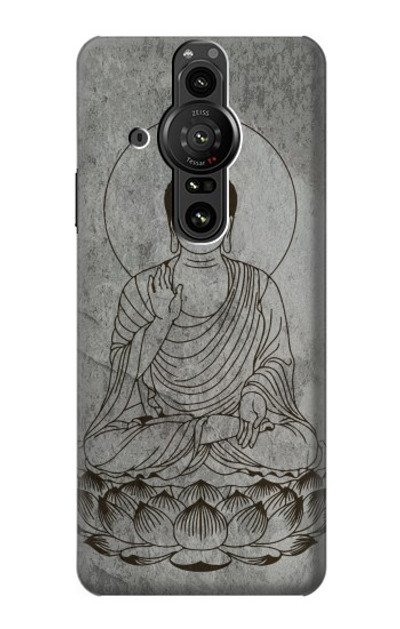 S3873 Buddha Line Art Case Cover Custodia per Sony Xperia Pro-I