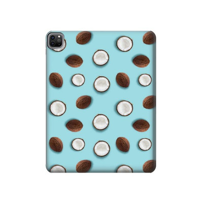 S3860 Coconut Dot Pattern Case Cover Custodia per iPad Pro 12.9 (2022, 2021, 2020, 2018), Air 13 (2024)