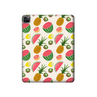 S3883 Fruit Pattern Case Cover Custodia per iPad Pro 12.9 (2022, 2021, 2020, 2018), Air 13 (2024)