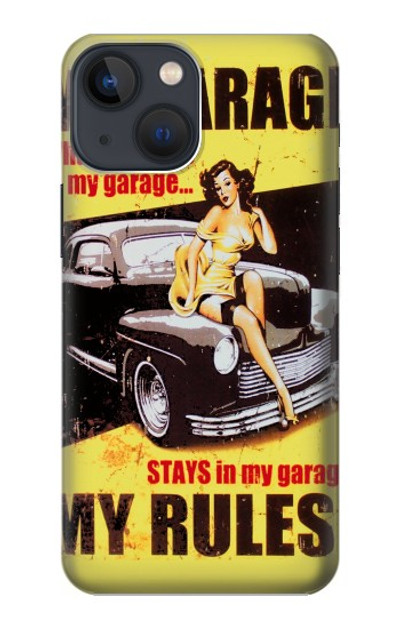 S3198 My Garage Pinup Girl Case Cover Custodia per iPhone 14