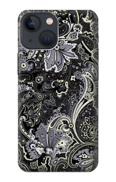 S3251 Batik Flower Pattern Case Cover Custodia per iPhone 14