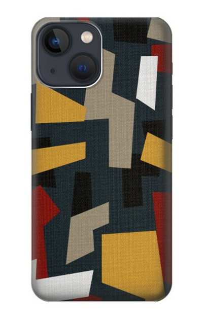 S3386 Abstract Fabric Texture Case Cover Custodia per iPhone 14