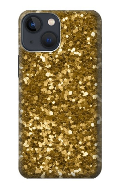 S3388 Gold Glitter Graphic Print Case Cover Custodia per iPhone 14