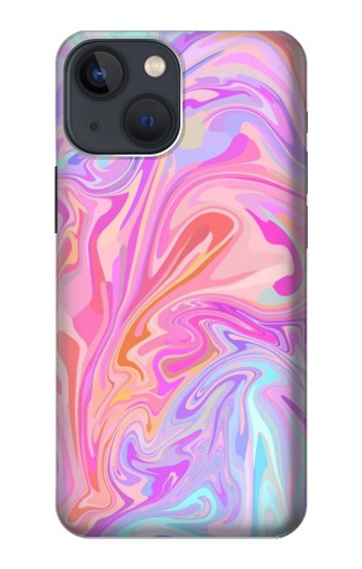 S3444 Digital Art Colorful Liquid Case Cover Custodia per iPhone 14