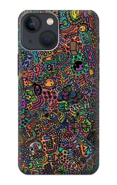 S3815 Psychedelic Art Case Cover Custodia per iPhone 14