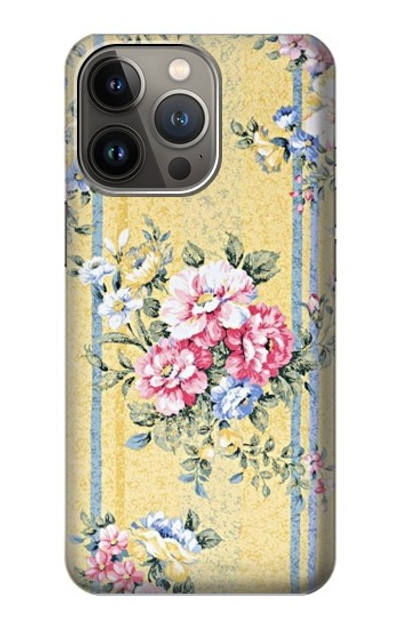 S2229 Vintage Flowers Case Cover Custodia per iPhone 14 Pro