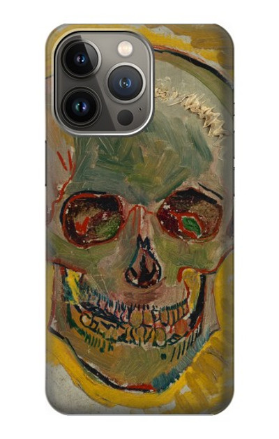 S3359 Vincent Van Gogh Skull Case Cover Custodia per iPhone 14 Pro