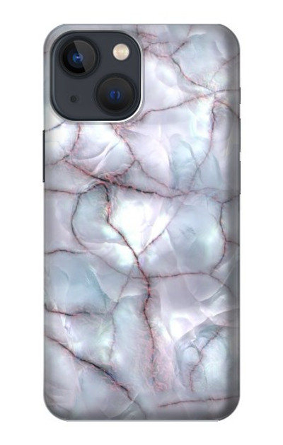 S2316 Dark Blue Marble Texture Graphic Print Case Cover Custodia per iPhone 14 Plus