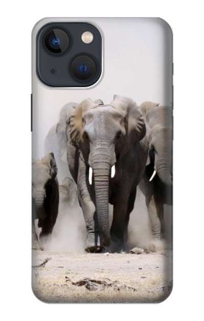 S3142 African Elephant Case Cover Custodia per iPhone 14 Plus
