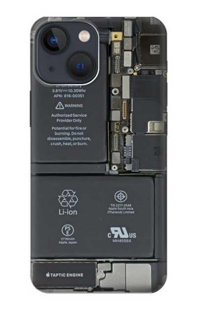 S3467 Inside Mobile Phone Graphic Case Cover Custodia per iPhone 14 Plus