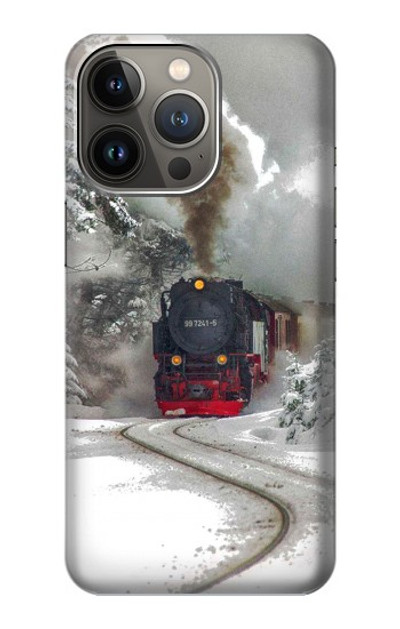 S1509 Steam Train Case Cover Custodia per iPhone 14 Pro Max