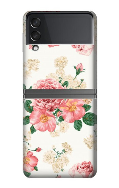 S1859 Rose Pattern Case Cover Custodia per Samsung Galaxy Z Flip 4 S1859 Rose Pattern Case Cover Custodia per Samsung Galaxy Z Flip 4