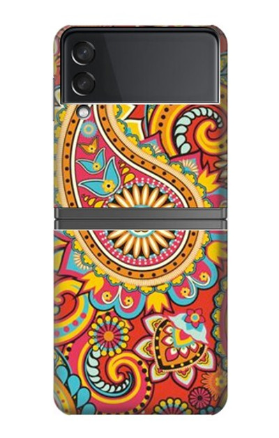 S3402 Floral Paisley Pattern Seamless Case Cover Custodia per Samsung Galaxy Z Flip 4