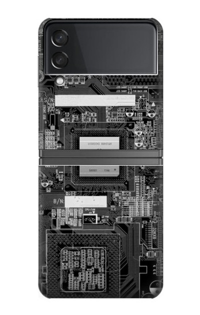 S3434 Bug Circuit Board Graphic Case Cover Custodia per Samsung Galaxy Z Flip 4