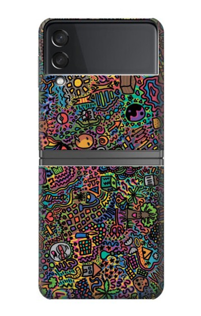 S3815 Psychedelic Art Case Cover Custodia per Samsung Galaxy Z Flip 4