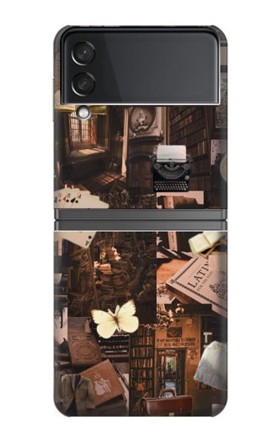 S3877 Dark Academia Case Cover Custodia per Samsung Galaxy Z Flip 4