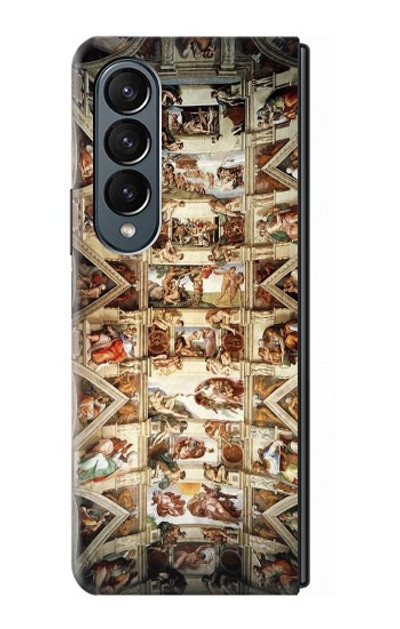 S0177 Michelangelo Chapel ceiling Case Cover Custodia per Samsung Galaxy Z Fold 4 S0177 Michelangelo Chapel ceiling Case Cover Custodia per Samsung Galaxy Z Fold 4