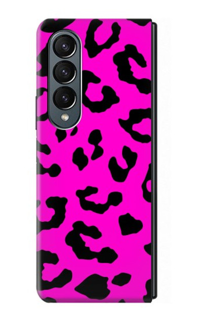 S1850 Pink Leopard Pattern Case Cover Custodia per Samsung Galaxy Z Fold 4 S1850 Pink Leopard Pattern Case Cover Custodia per Samsung Galaxy Z Fold 4