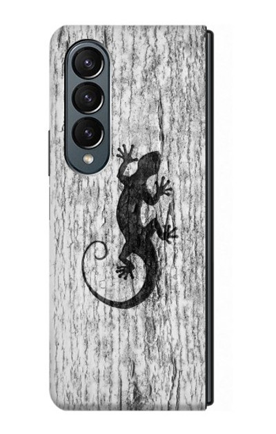 S2446 Gecko Wood Graphic Printed Case Cover Custodia per Samsung Galaxy Z Fold 4 S2446 Gecko Wood Graphic Printed Case Cover Custodia per Samsung Galaxy Z Fold 4