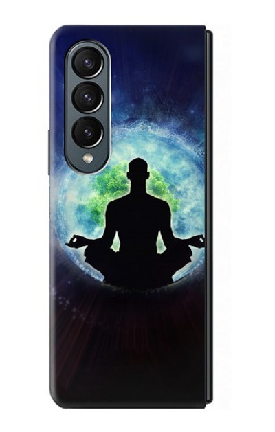 S2527 Yoga Nature Universe Case Cover Custodia per Samsung Galaxy Z Fold 4 S2527 Yoga Nature Universe Case Cover Custodia per Samsung Galaxy Z Fold 4