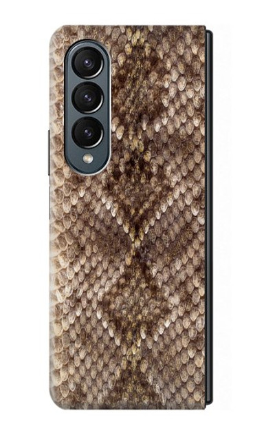 S2875 Rattle Snake Skin Graphic Printed Case Cover Custodia per Samsung Galaxy Z Fold 4 S2875 Rattle Snake Skin Graphic Printed Case Cover Custodia per Samsung Galaxy Z Fold 4