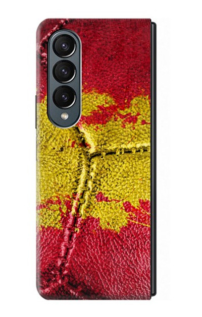 S3315 Spain Flag Vintage Football Graphic Case Cover Custodia per Samsung Galaxy Z Fold 4