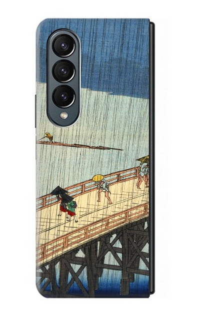 S3347 Utagawa Hiroshige Sudden shower Case Cover Custodia per Samsung Galaxy Z Fold 4