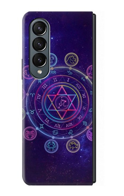 S3461 Zodiac Case Cover Custodia per Samsung Galaxy Z Fold 4 S3461 Zodiac Case Cover Custodia per Samsung Galaxy Z Fold 4