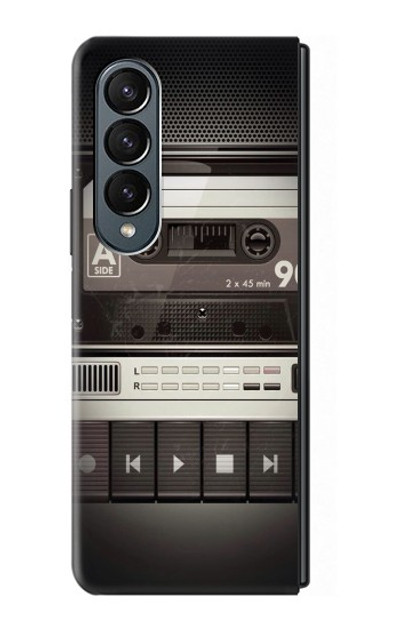 S3501 Vintage Cassette Player Case Cover Custodia per Samsung Galaxy Z Fold 4