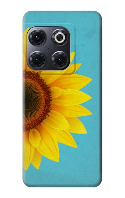 S3039 Vintage Sunflower Blue Case Cover Custodia per OnePlus 10T