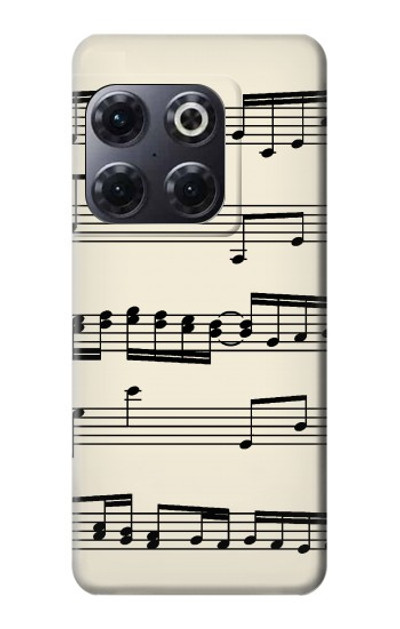 S3082 Music Sheet Case Cover Custodia per OnePlus 10T