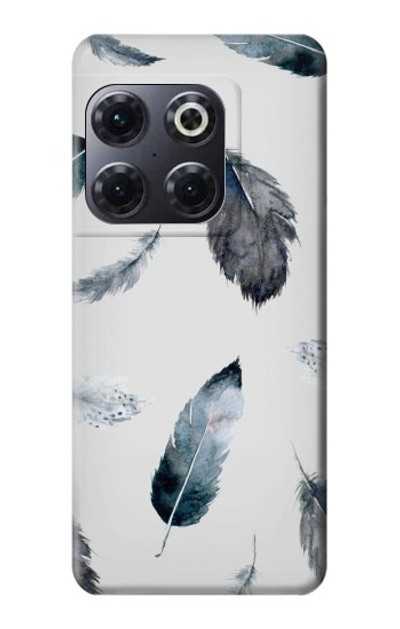 S3085 Feather Paint Pattern Case Cover Custodia per OnePlus 10T