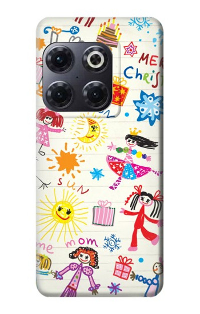 S3280 Kids Drawing Case Cover Custodia per OnePlus 10T