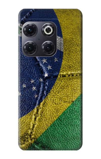 S3297 Brazil Flag Vintage Football Graphic Case Cover Custodia per OnePlus 10T