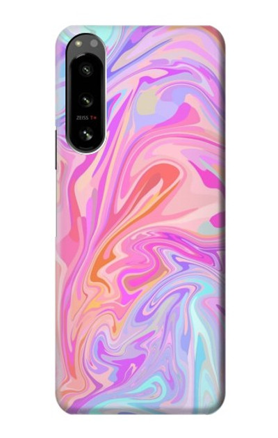 S3444 Digital Art Colorful Liquid Case Cover Custodia per Sony Xperia 5 IV