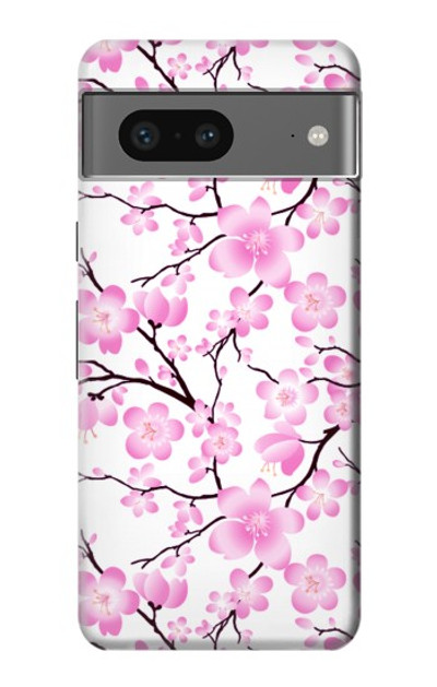 S1972 Sakura Cherry Blossoms Case Cover Custodia per Google Pixel 7