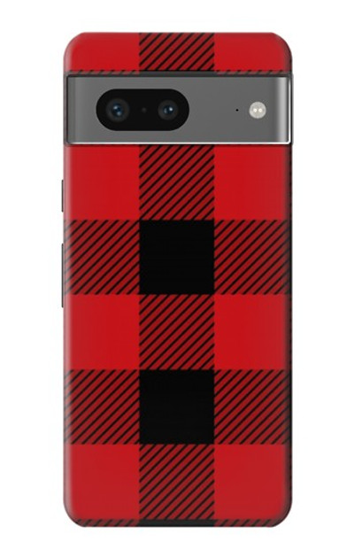 S2931 Red Buffalo Check Pattern Case Cover Custodia per Google Pixel 7