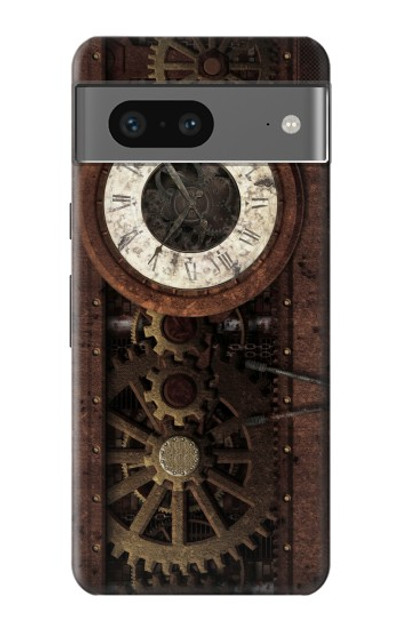 S3221 Steampunk Clock Gears Case Cover Custodia per Google Pixel 7